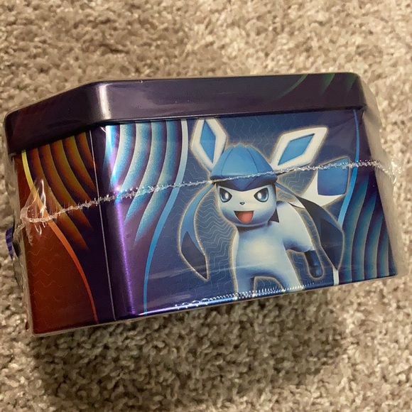 Pokémon GX Tin Set of 3 leafeon sylveon glaceon - Picture 7 of 8